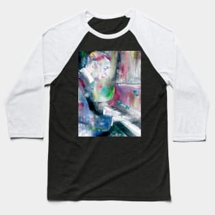 SERGEI RACHMANINOFF watercolor portrait .3 Baseball T-Shirt